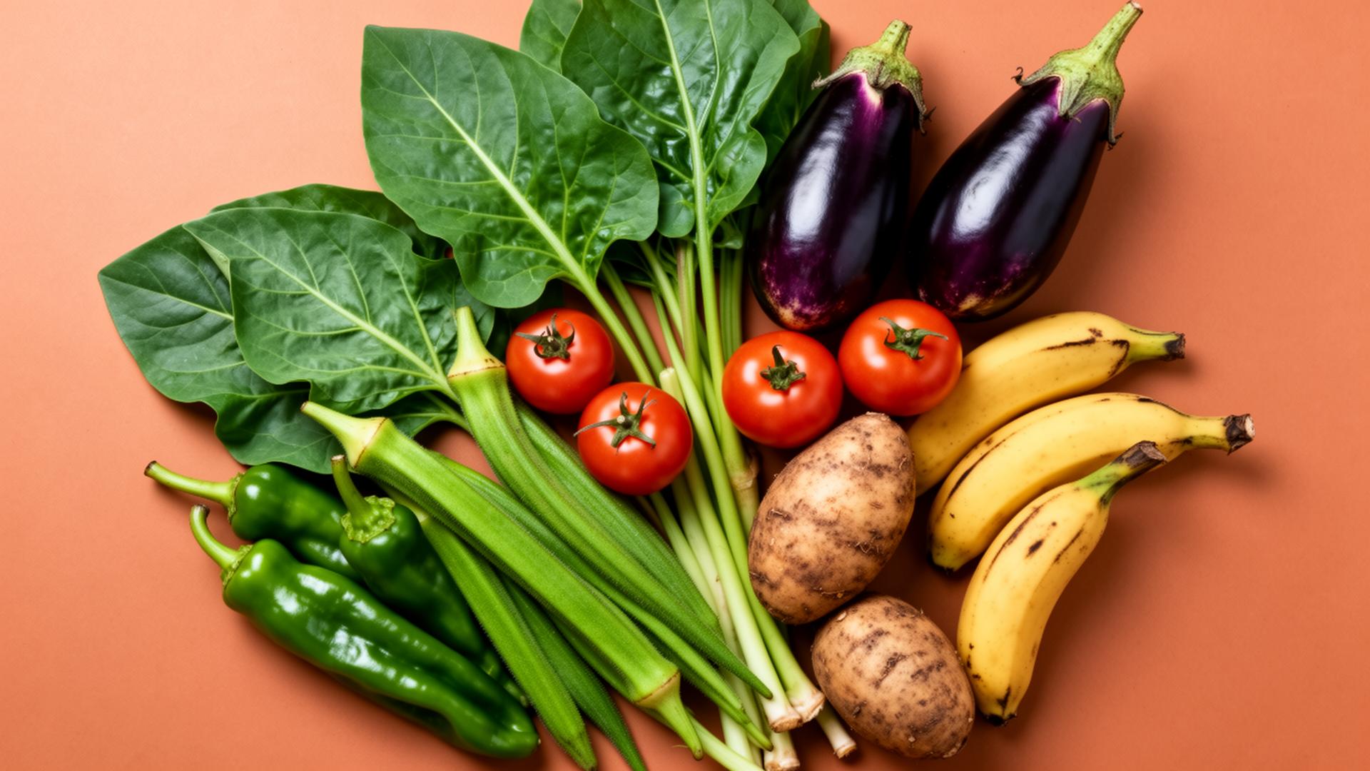 Légumes frais d'Afrique